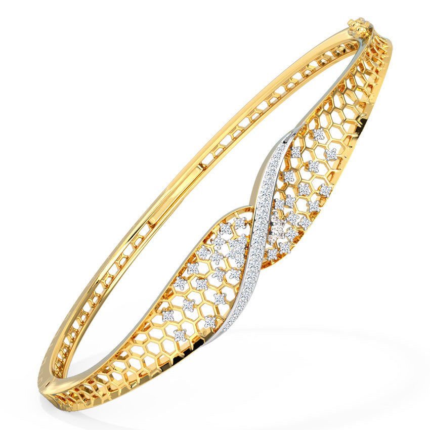 Atara Twist Sparked Diamond Bracelet