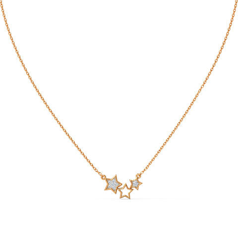 Kylie Glinting Stars Diamond Necklace