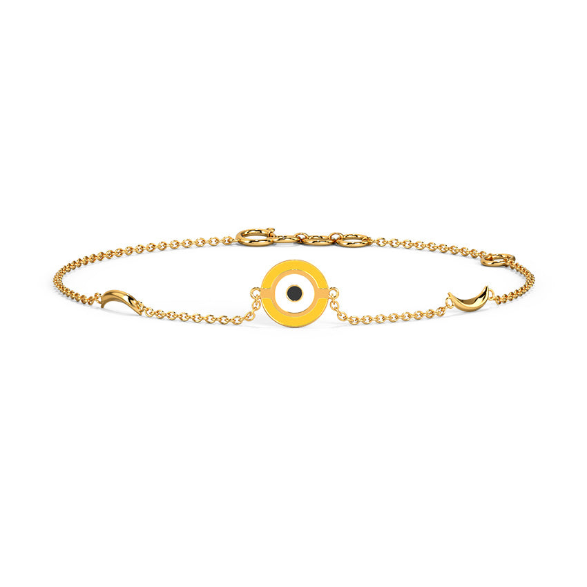 Banana Minion Gold Chain Bracelet