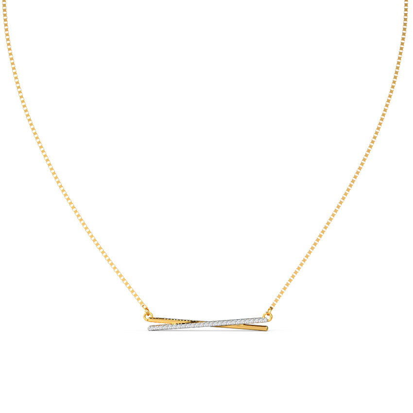 Amore Bar Diamond Necklace