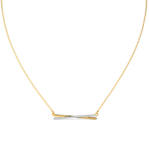 Amore Bar Diamond Necklace