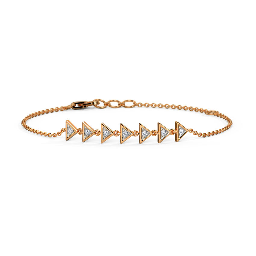 Tri Linear Diamond Bracelet