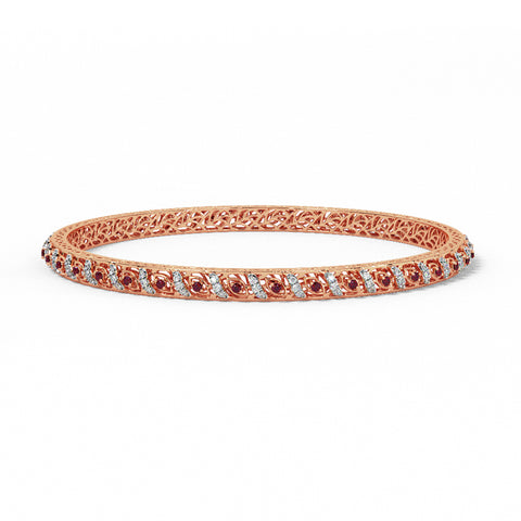 Radiant Trellis Diamond Bangle