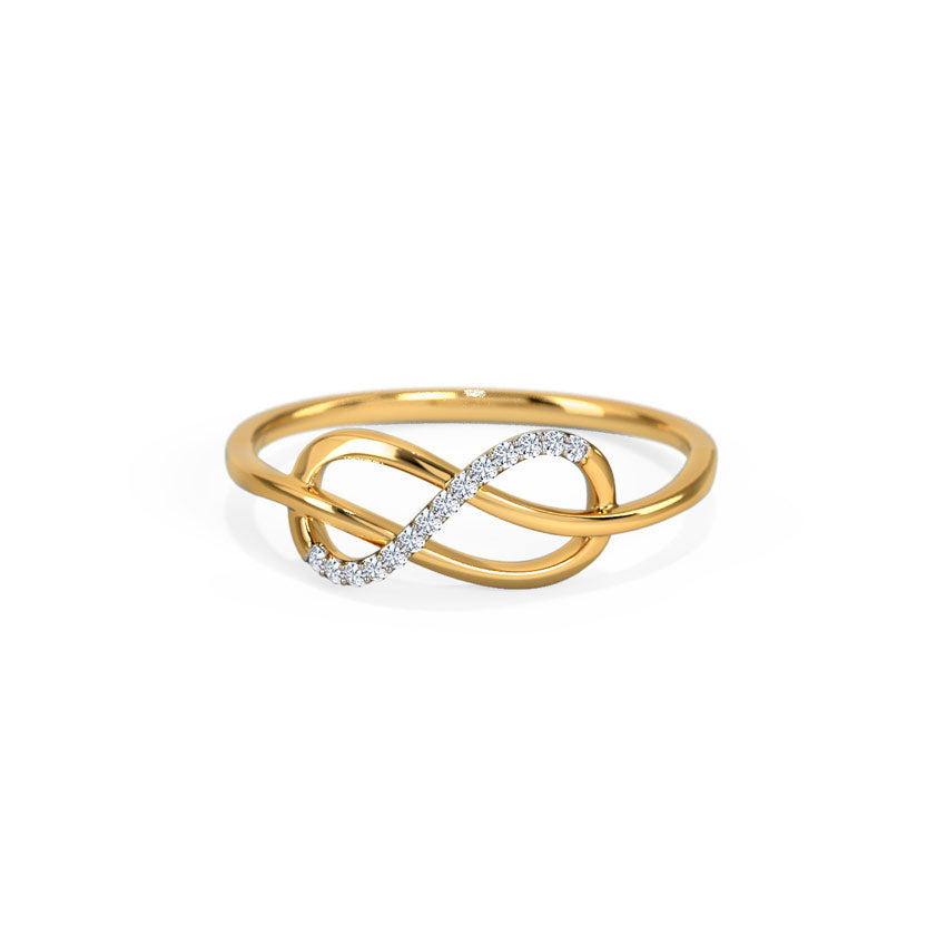 Alley Twine Infinity Diamond Ring