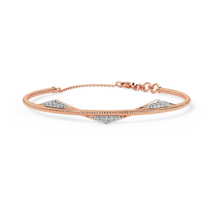 Avery Diamond Tube Bracelet