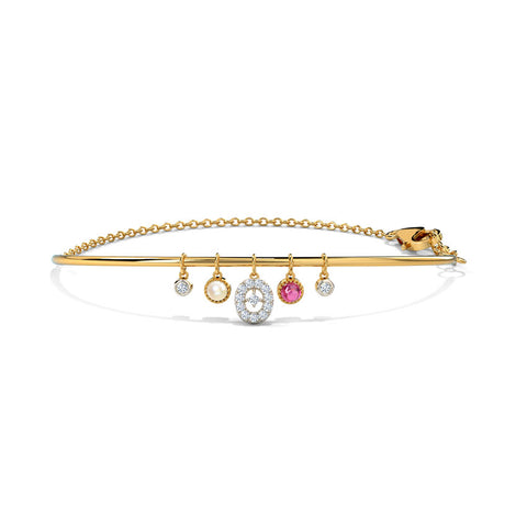 Sparkling Dewdrops Gemstone Bracelet