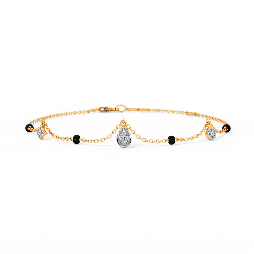 Petite Charm Diamond Mangalsutra Bracelet