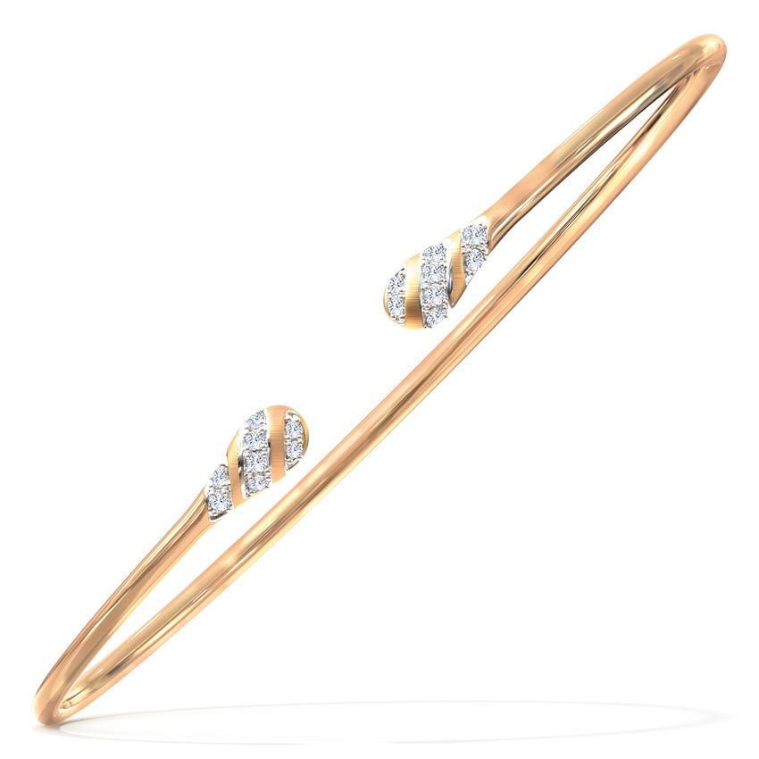 Elizabeth Swirl Diamond Bracelet