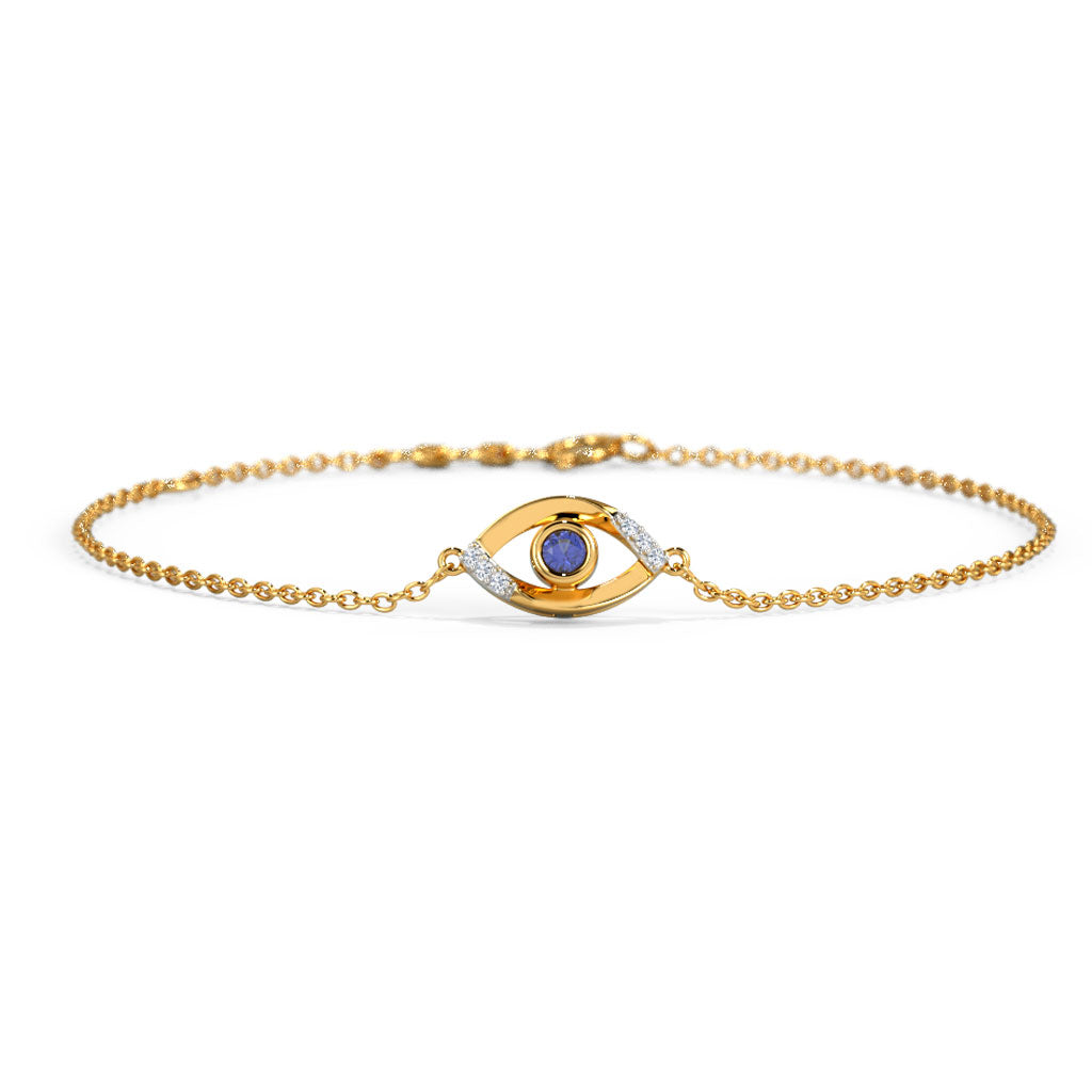 Anna Smart Evil Eye Gemstone Bracelet