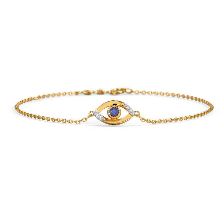 Anna Smart Evil Eye Gemstone Bracelet