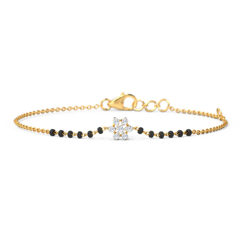 Anira Diamond Mangalsutra Bracelet