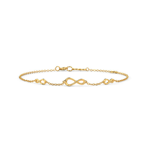 Infinity Multiwear Gold Bracelet