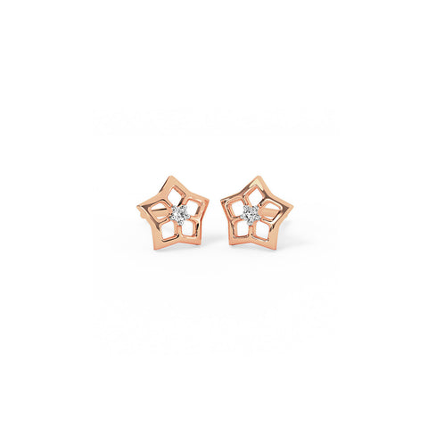 Full Bloom Diamond Stud Earrings