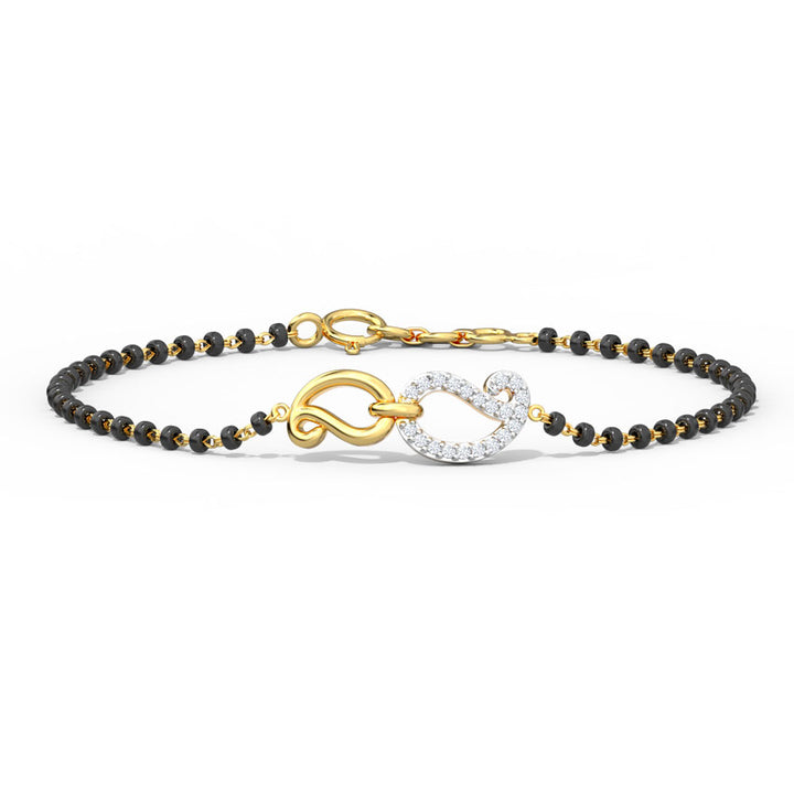 Ishani Diamond Mangalsutra Bracelet