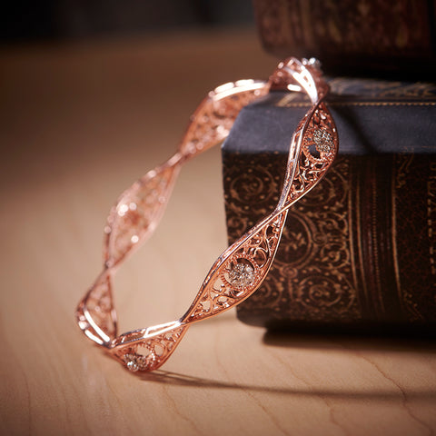 Twiz Diamond Bangle