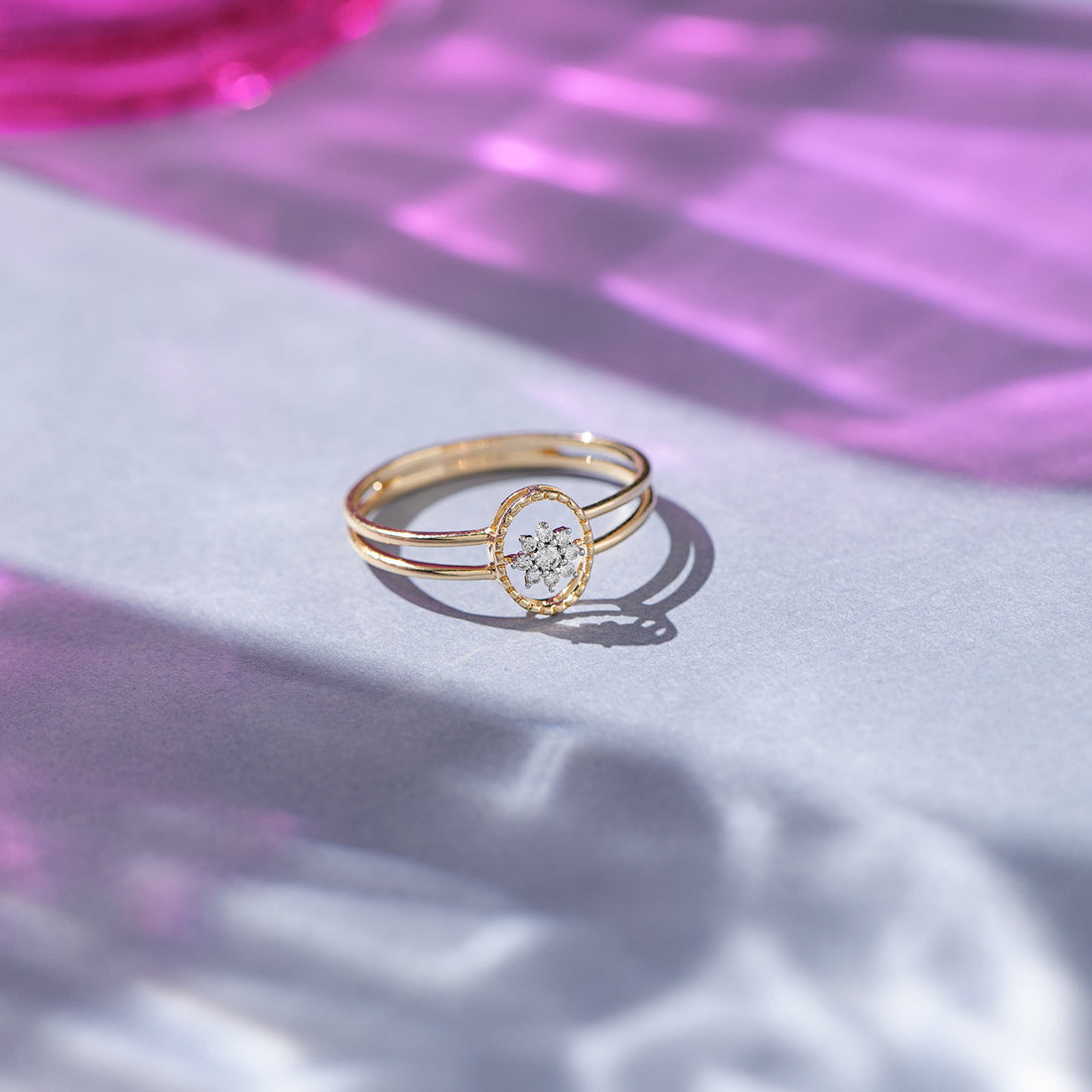 Pleasing Oval Diamond Ring