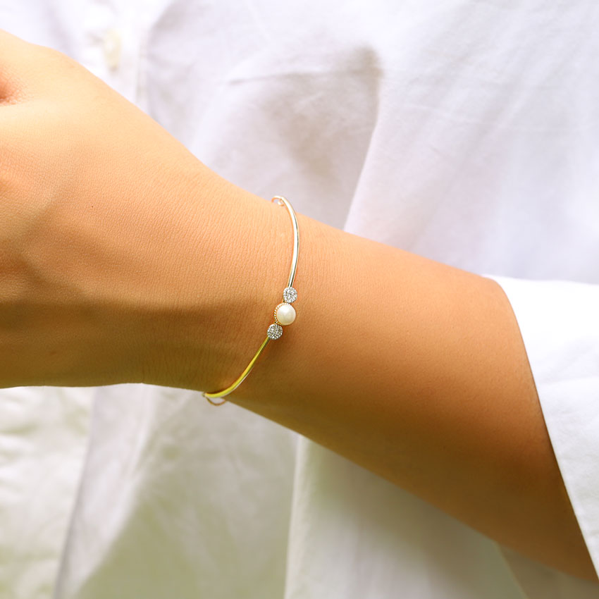 Tri Orb Gemstone Bracelet