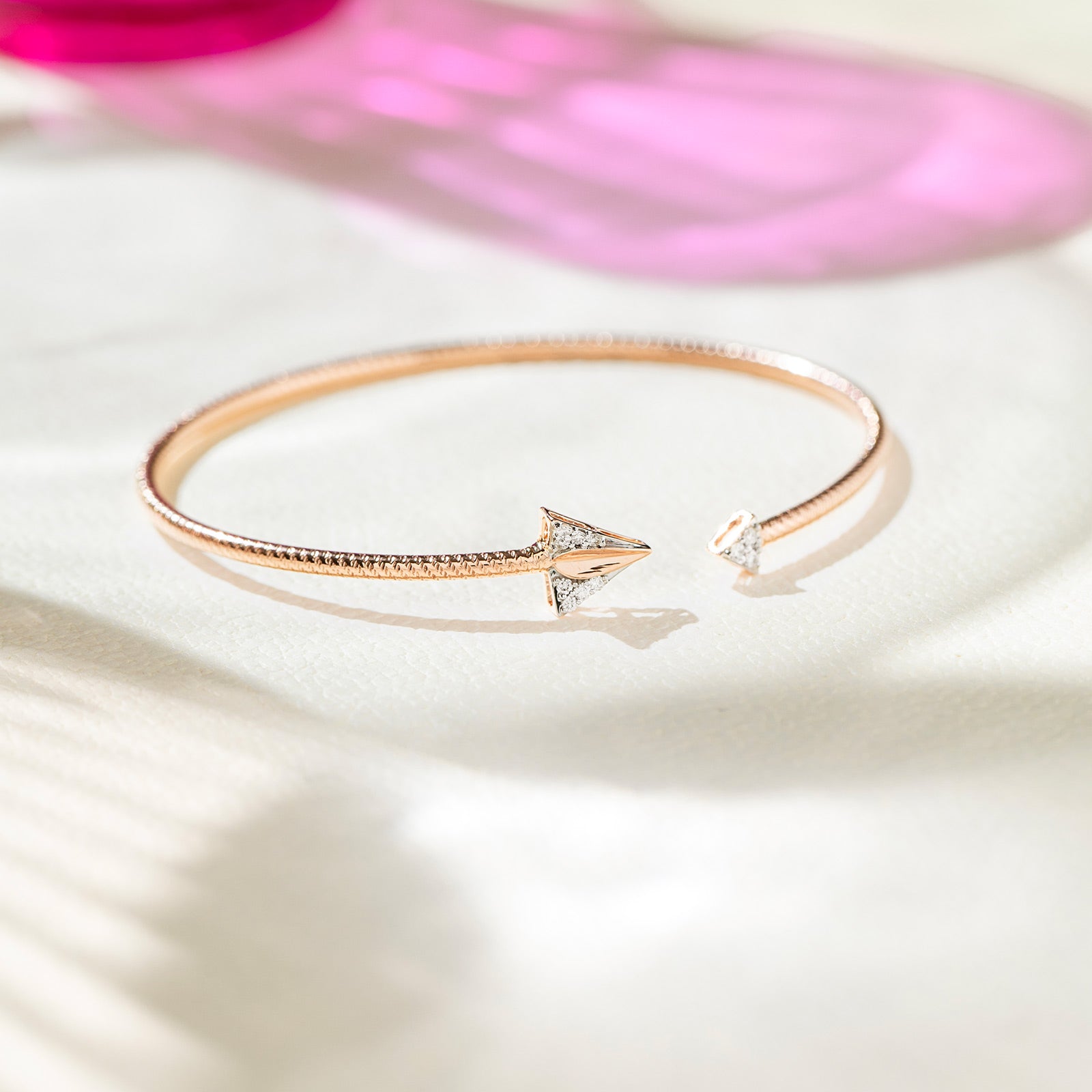 Eva Diamond Tube Bracelet