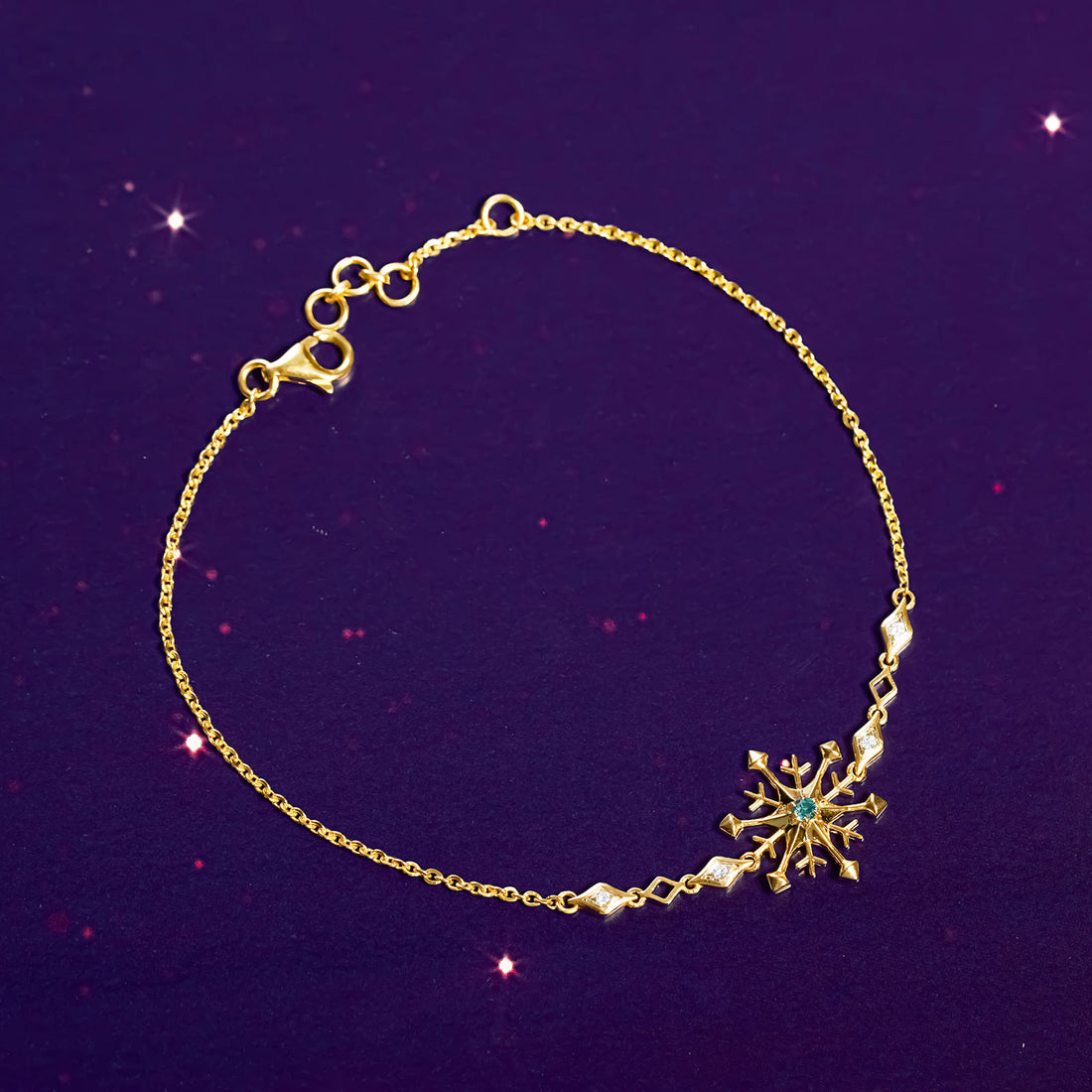 Frozen Snow Flex Diamond Bracelet