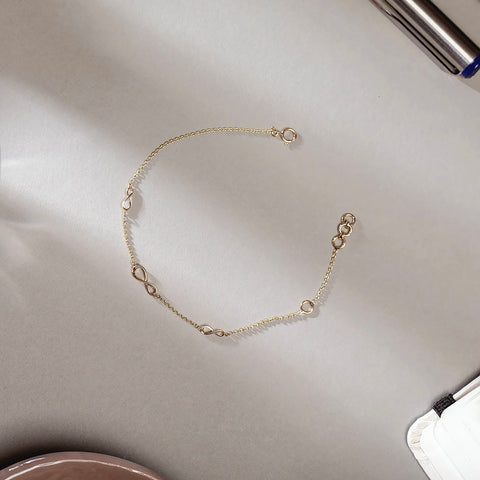 Infinity Multiwear Gold Bracelet