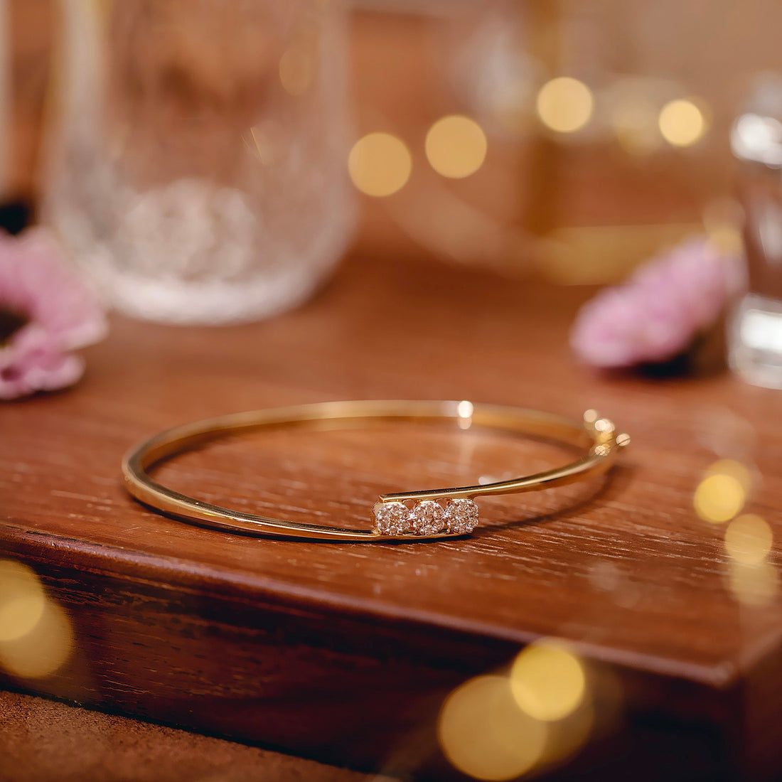 Trio Cluster Diamond Bracelet