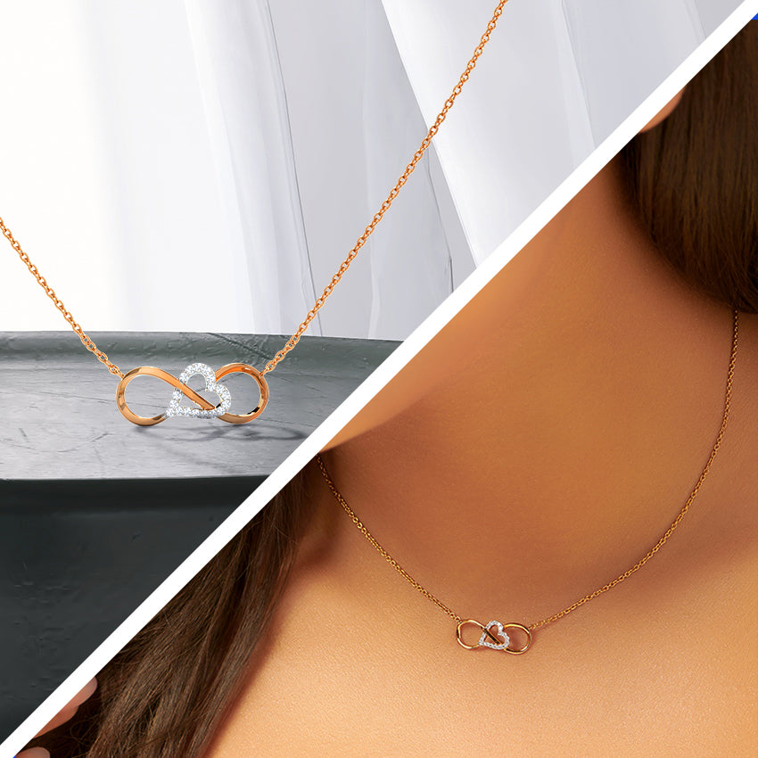 Boundless Love Infinity Diamond Necklace
