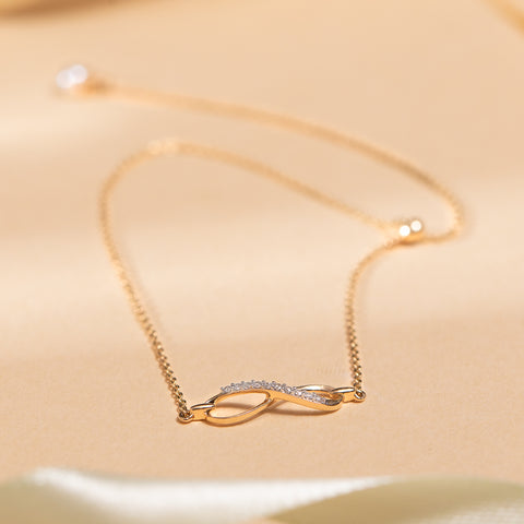 Infinity Adjustable Pearl Bracelet