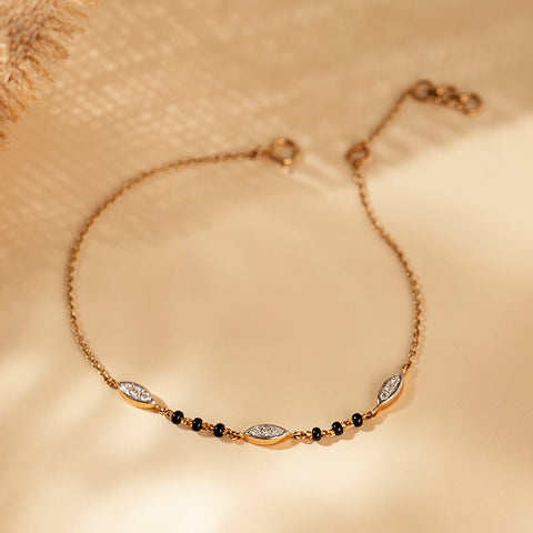 Stella Diamond Mangalsutra Bracelet