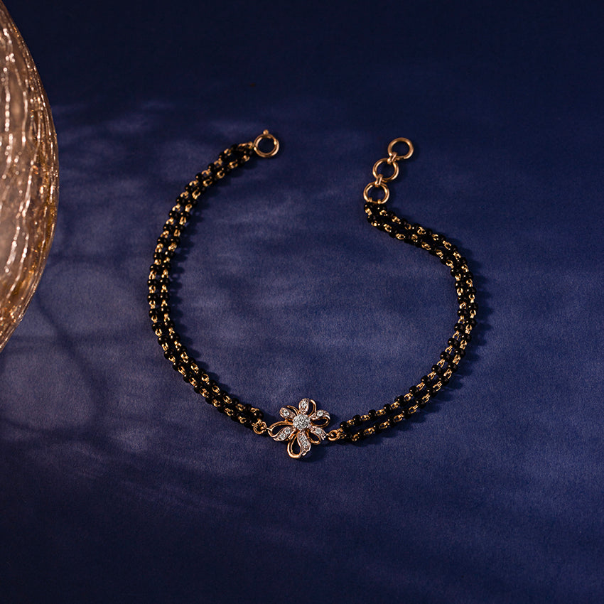 Devanshi Diamond Mangalsutra Bracelet