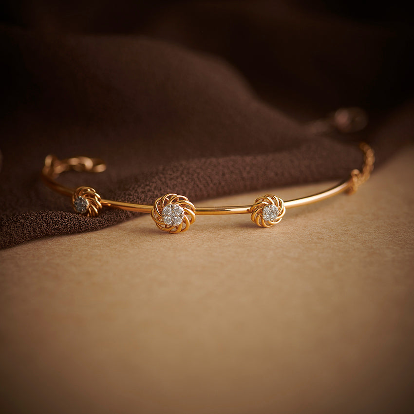 Petite Interlaced Diamond Bracelet