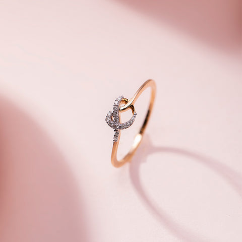 Silvia Love Knot Diamond Ring