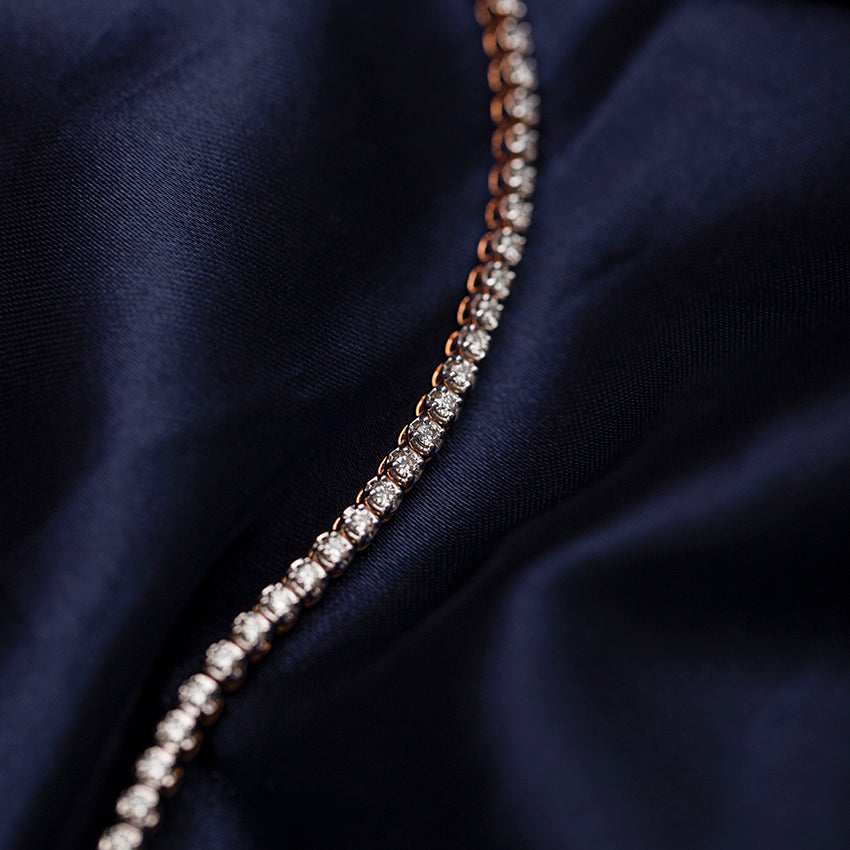 Shimmer Diamond Tennis Bracelet