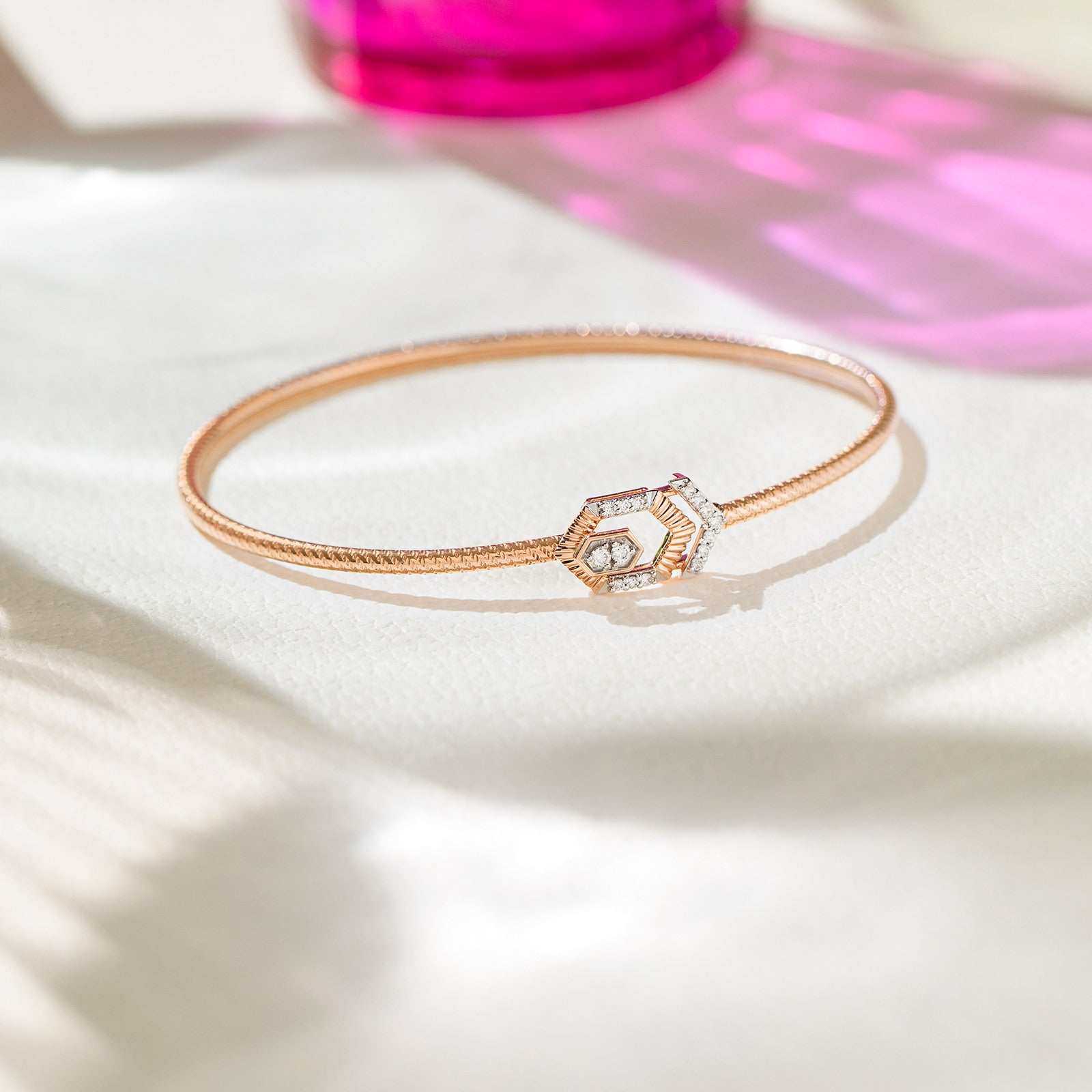 Chole Diamond Tube Bracelet