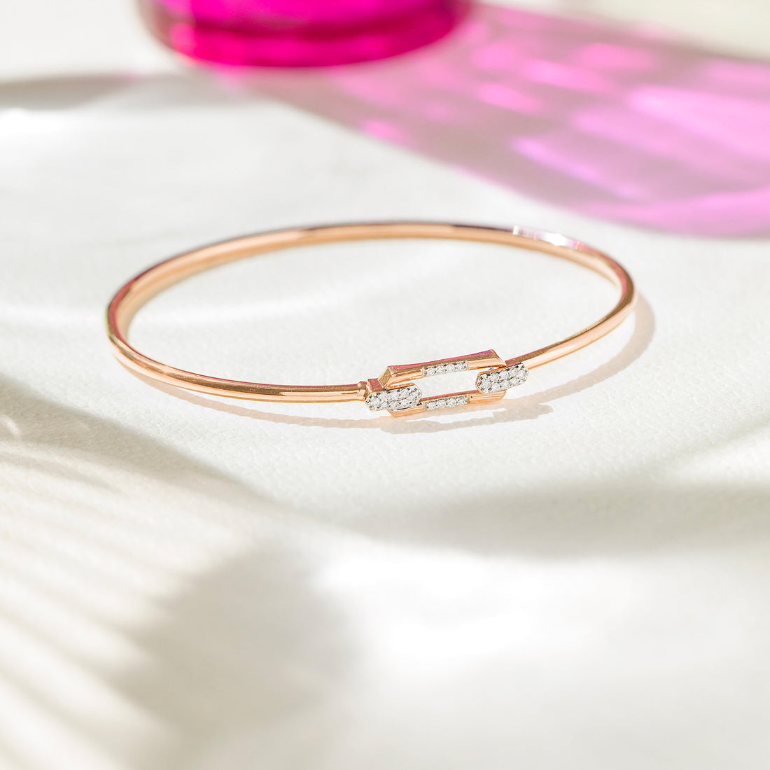 Emma Diamond Tube Bracelet