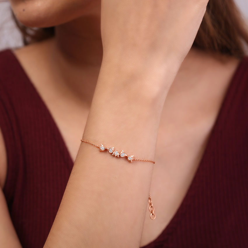 Aurena Tulip Diamond Bracelet
