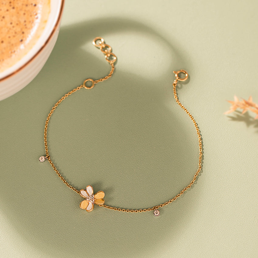 Lucky Clover Diamond Bracelet