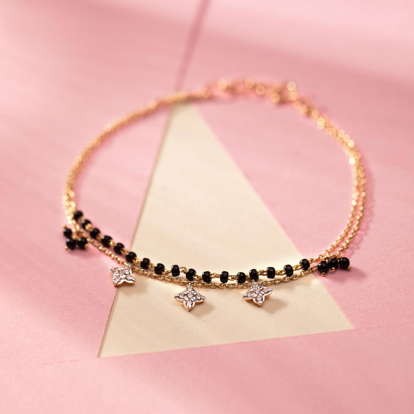 Asika Diamond Mangalsutra Bracelet