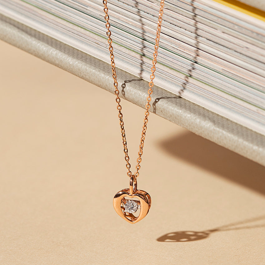 Doris Heartbeat Diamond Necklace