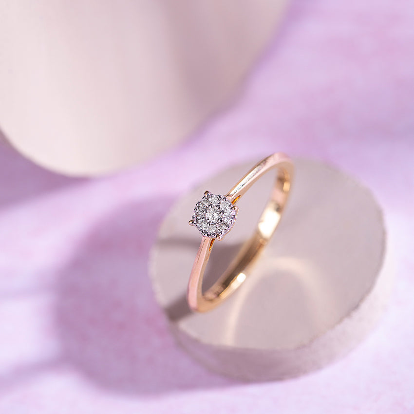 Petite Quad Diamond Ring