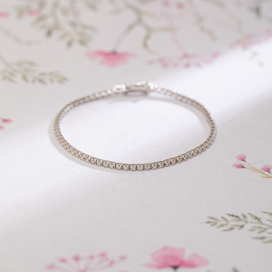 Radiant Tennis Diamond Bracelet