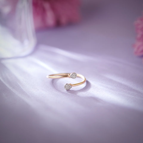 Duet Circular Diamond Ring