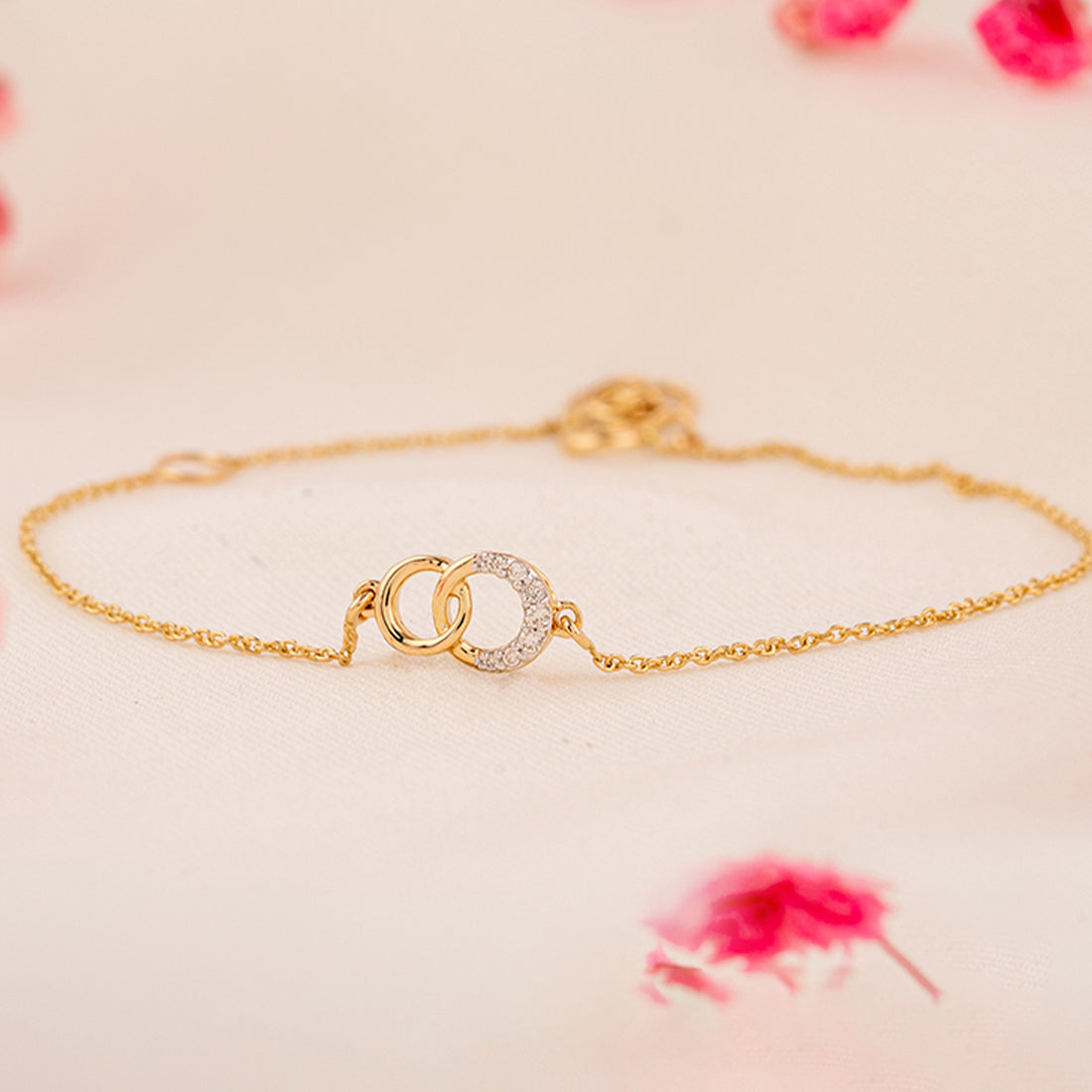 Eternally Linked Diamond Chain Bracelet