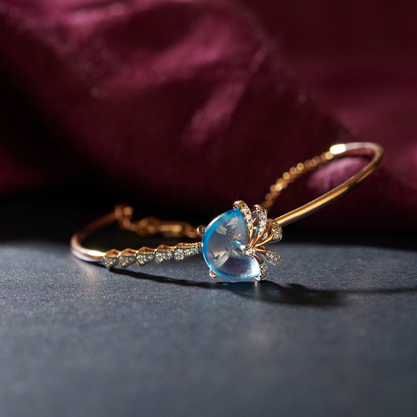 Semi Bloom Gemstone Bracelet