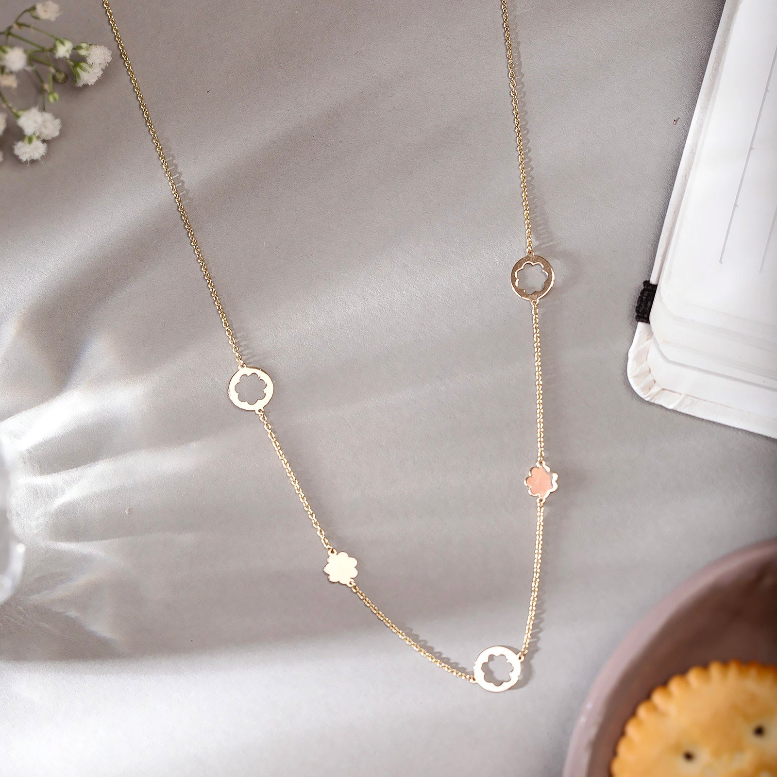 Blooming Multiwear Gold Necklace