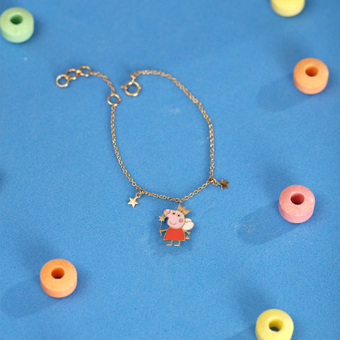 Peppa Fairy Kids' Gold Bracelet
