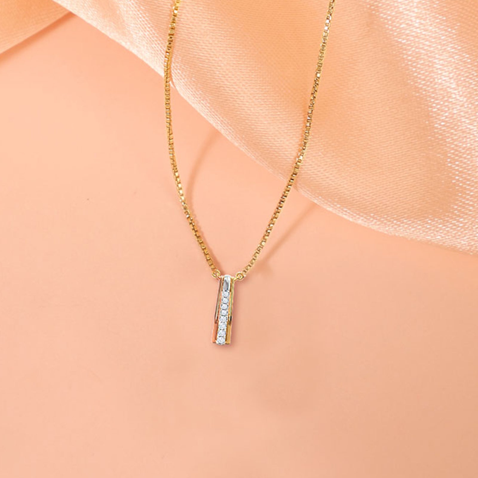 Kimberly Linear Diamond Necklace