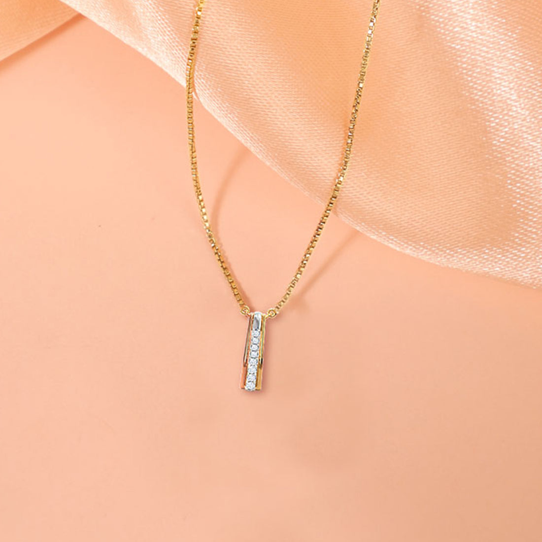 Kimberly Linear Diamond Necklace