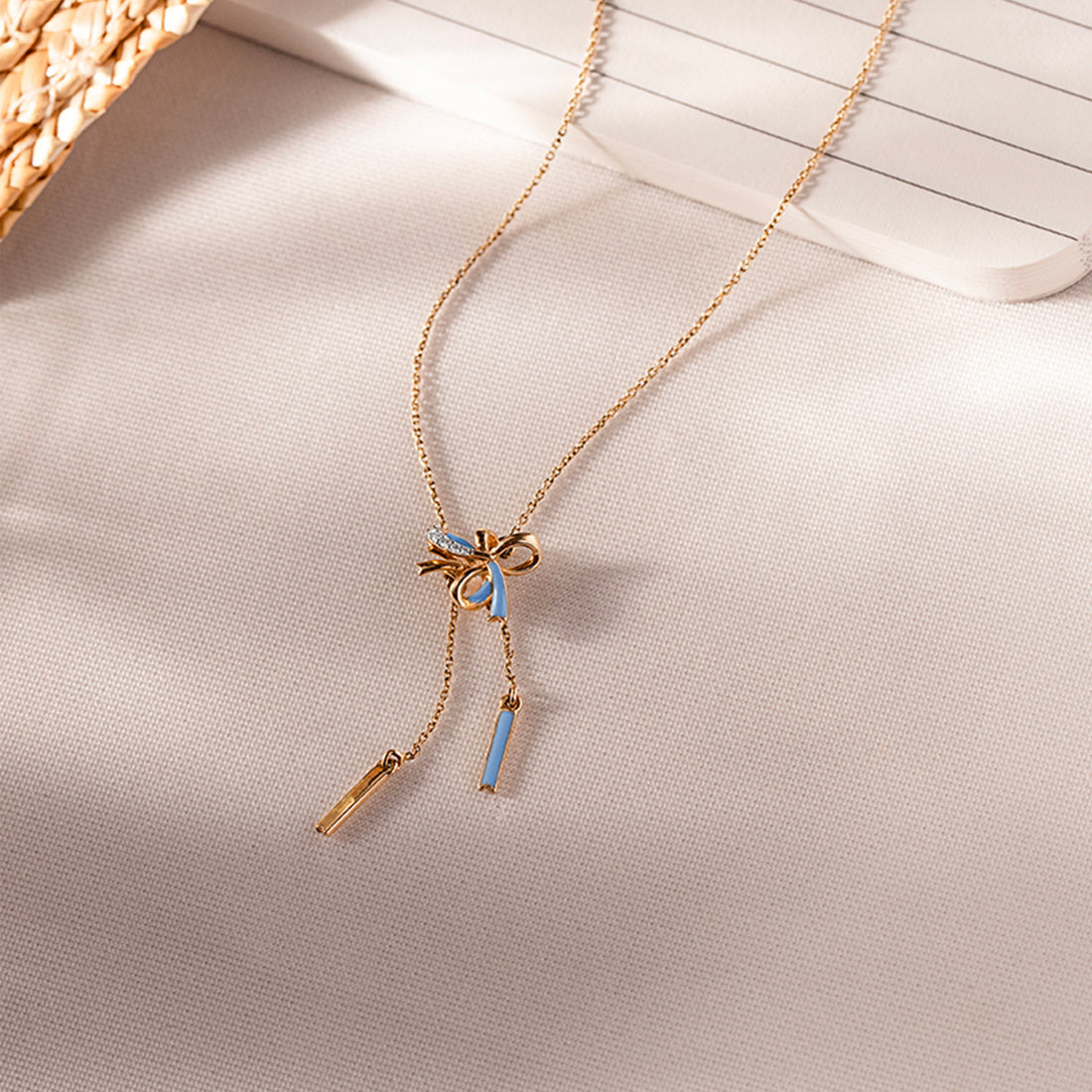 Tassel Dazzle Diamond Necklace