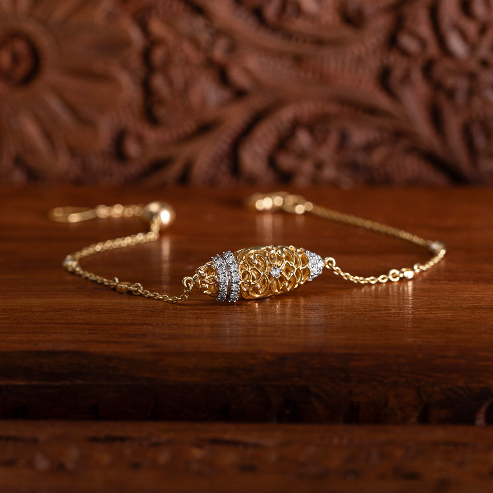 Taweez Chain Diamond Bracelet