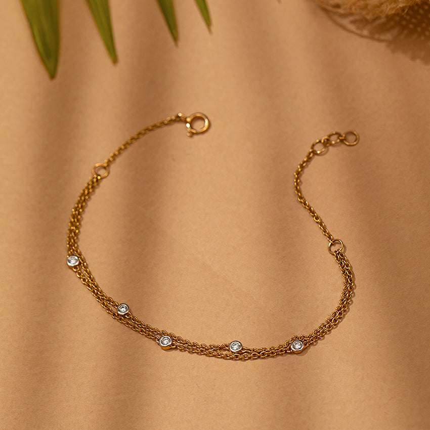 Lilla Sparkle Spot Diamond Bracelet